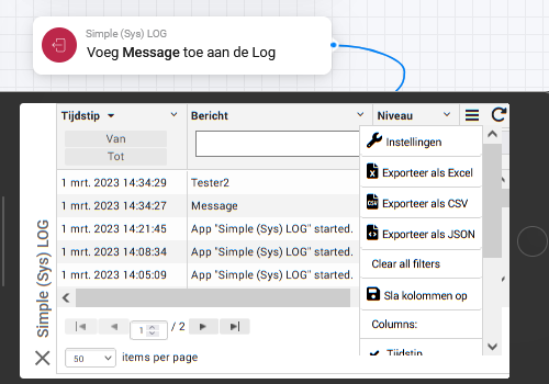 Use this app for Simple (Sys) Logging.